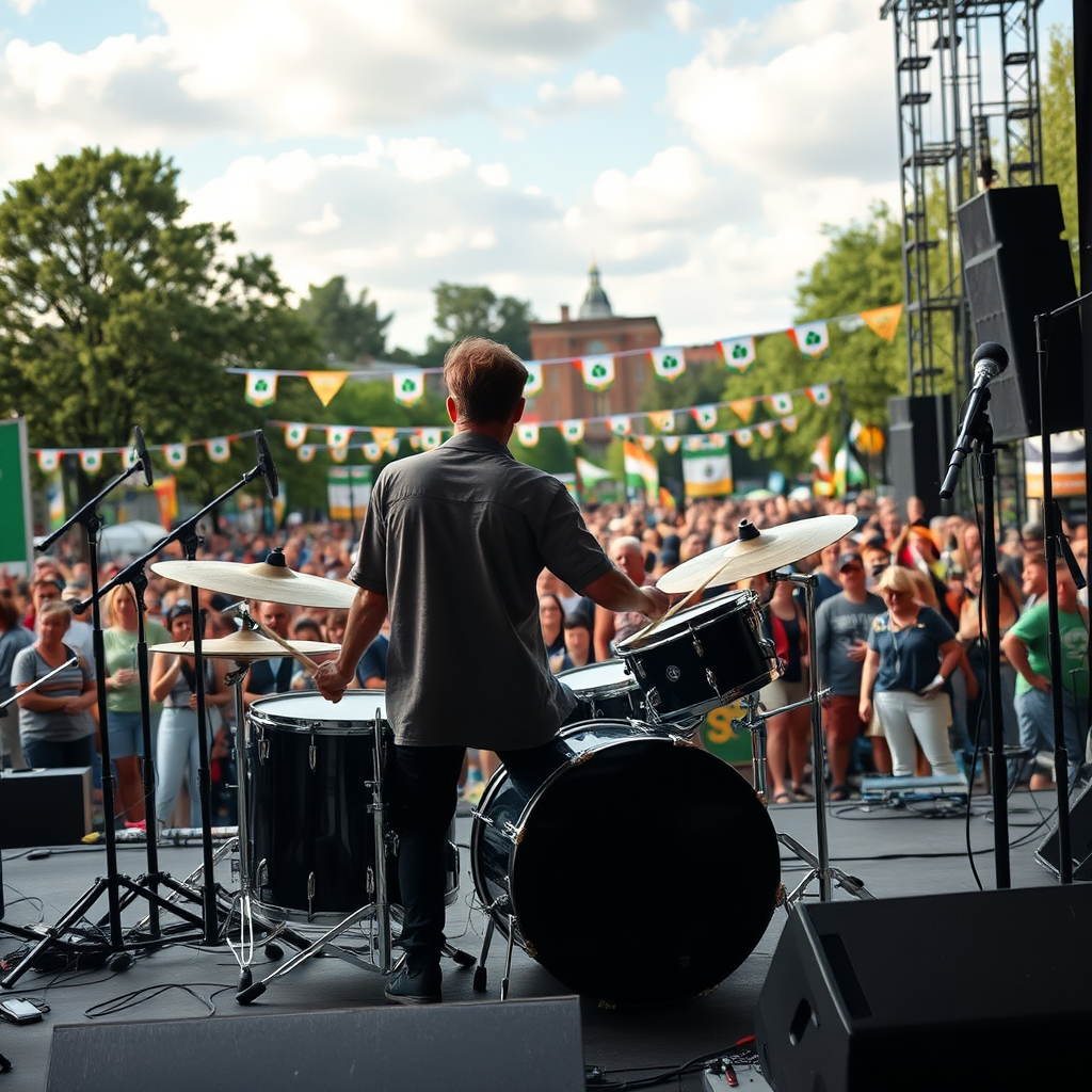 Sussex drummer to perform with band at major Irish festival